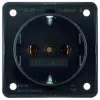 Berker Integro aljzat 230 V, fekete