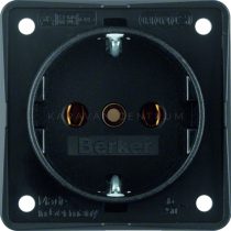 Berker Integro aljzat 230 V, fekete