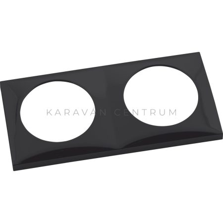 Berker Integro beépítő keret 2-es, fekete