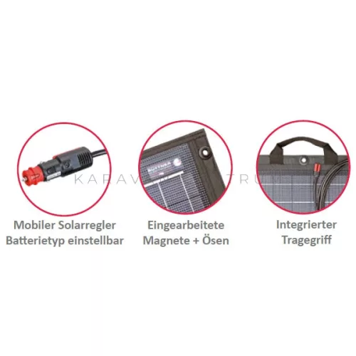 Büttner Travel Line MT mobil napelem szett,  65 Wp