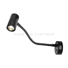 Frilight MiniTube D4 Flex USB olvasólámpa, fekete