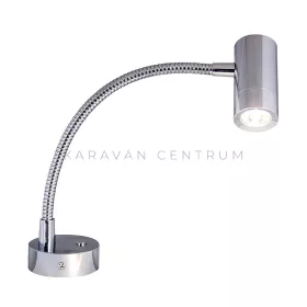 Frilight MiniTube D4 Flex USB olvasólámpa, króm