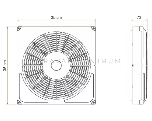 Fiamma Kit Turbo-Vent F ventilátor