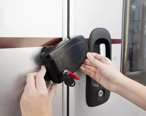 Fiamma Safe Door 3 biztonsági zárszett, fekete