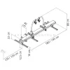 Thule VeloSlide kerékpártartó + 140 cm-es szerelősín