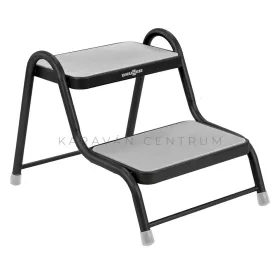 Brunner King Double acél fellépő, fekete
