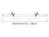 Fiamma Rail Premium XL kerékpártartó sín, fekete