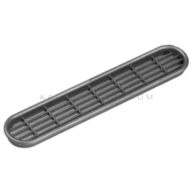 Froli műanyag szellőzőrács 205 x 40 mm, szürke