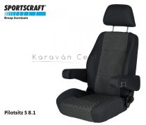 Sportscraft S  8.1 pilótaülés, Ara schwarz