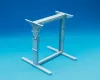 Kesseböhmer HTA 116/25 asztalláb 655/750 mm, világosszürke