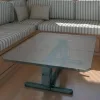 Kesseböhmer HTA 116/25 asztalláb 655/750 mm, világosszürke