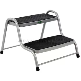 Brunner King Double XL acél fellépő, ezüst