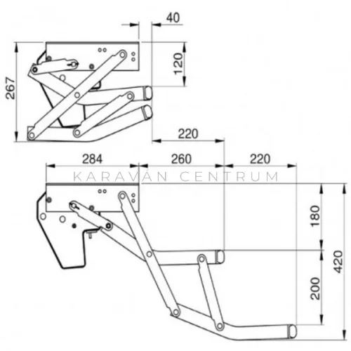 Thule Double Step 12V 380 lépcső