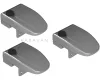 Fiamma Safe Door Frame 3 biztonsági zárszett, szürke