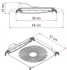 Fiamma Turbo-Kit 12 V-os ventilátor