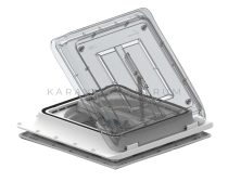 Fiamma Turbo Vent Premium ventilátoros tetőablak, crystal
