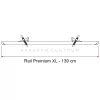 Fiamma Rail Premium XL kerékpártartó sín, alu-fekete