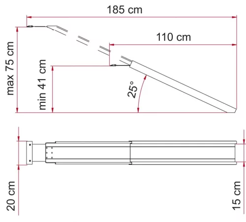 Fiamma Carry-Ramp felhajtó rámpa