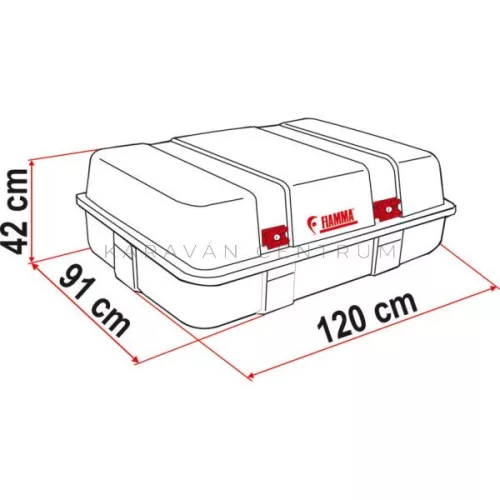 Fiamma Ultra Box Top 2 tetőbox, 400 liter