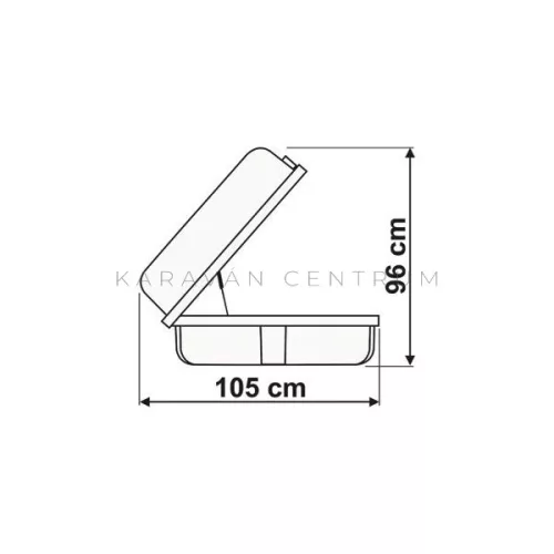 Fiamma Ultra Box Top 2 tetőbox, 400 liter