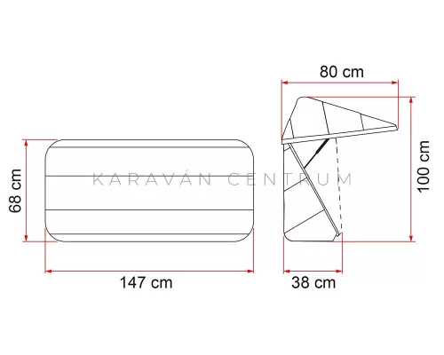 Fiamma Ultra Box 360 tárolódoboz