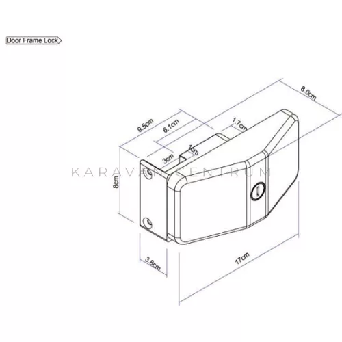 Thule Door Lock Frame biztonsági zár