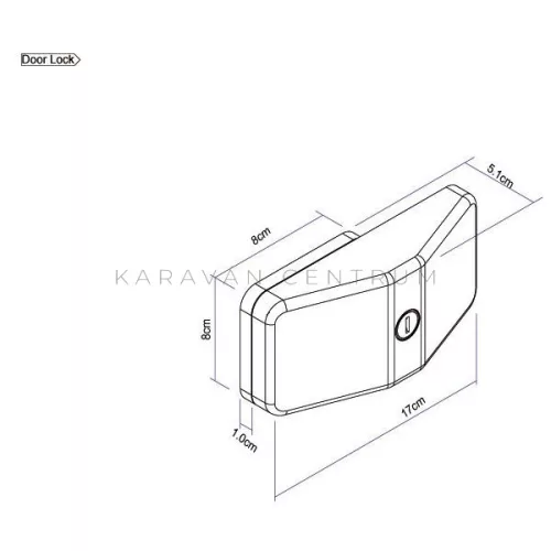 Thule Door Lock biztonsági zárszett, 3 db