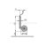 AL-KO Plus 300 orrkerék, ø 200 x 50 mm, 300 kg