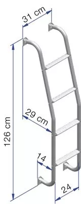 Thule Omni-Ladder Van létra