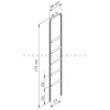 Thule Single 5 alkóvlétra, 175 cm