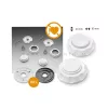 Froli mágneses ajtórögzítő ø 60 x 20 mm, fekete