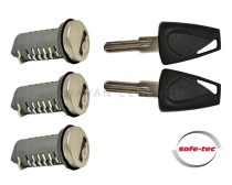 Safe-Tec STS belsőpályás zárbetét szett  3+2