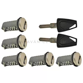 Safe-Tec STS belsőpályás zárbetét szett  5+2