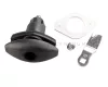 Safe-Tec Ellipse forgózár  78 x 42 mm STS, fekete