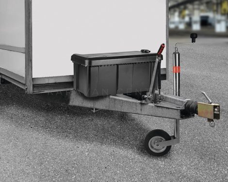 Zárható szerszámosláda műanyag, 560 x 250 x 270 mm