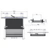 Thule Slide-Out Step G2 Ducato kihúzható elektromos lépcső, 550 mm