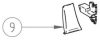 Thule/Omnistor 5003 frontblende végzáró fehér Thule/Omnistor 5003 frontblende végzáró fehér