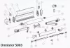 Thule/Omnistor 5003 ponyva, 300 cm Saphir-Blau
