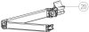 Thule/Omnistor 5003 csuklós kar, 260 cm, jobbos Thule/Omnistor 5003 csuklós kar, 260 cm, jobbos