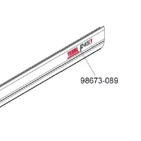 Fiamma F45L frontblende öntapadó felirat 
