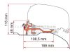 Fiamma F80 adapter - Ducato, Jumper, Boxer 2006- L2-L3 H2, ezüst Fiamma F80 adapter - Ducato, Jumper, Boxer 2006- L2-L3 H2, ezüst