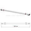 Fiamma Rail Strip Pro kerékpártartó sín, alu-fekete