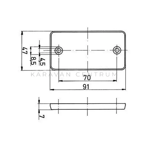 Jokon R115 fényvisszaverő prizma, narancs