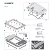 Dometic Heki 2 tartalék ablaktábla szerelvényekkel - 4460000083