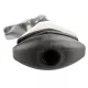 Safe-Tec Ellipse forgózár  78 x 42 mm HSC, fekete