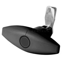 Safe-Tec Ellipse forgózár 110 x 42 mm STS, fekete