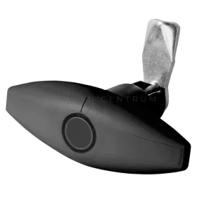 Safe-Tec Ellipse forgózár 110 x 42 mm STS, fekete