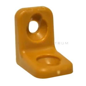 Bútorösszekötő 25 x 25 mm világosbarna