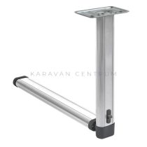   FAWO középen felhajtható asztalláb 675 mm, világosszürke