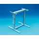 Kesseböhmer HTA 116/26 asztalláb 655/600 mm, világosszürke